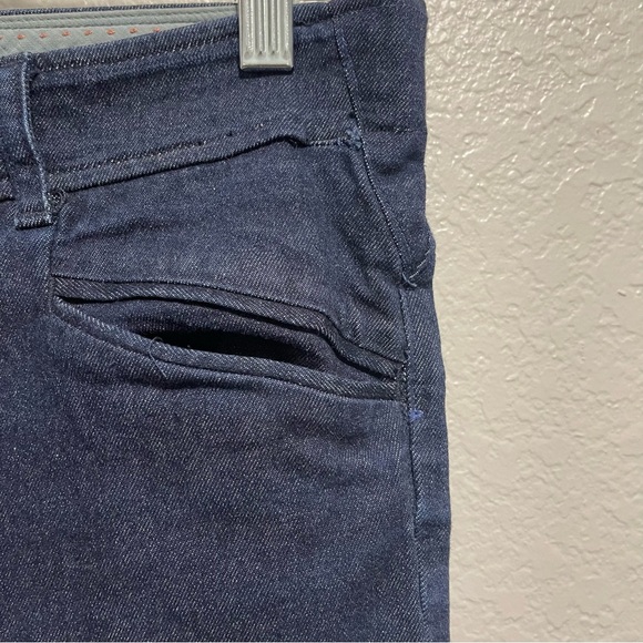 The Essential Trouser by Anthropologie Dark Wash Denim Size 8 - Picture 5 of 7